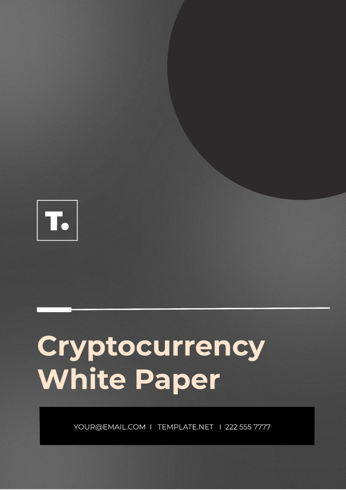 Cryptocurrency White Paper Template