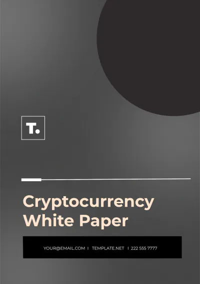 Free Cryptocurrency White Paper Template to Edit Online