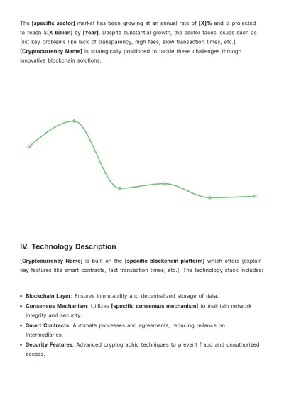 Free Cryptocurrency White Paper Template to Edit Online