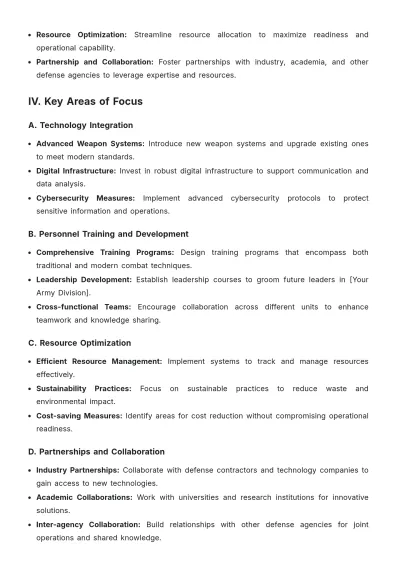 Free Army White Paper Template to Edit Online