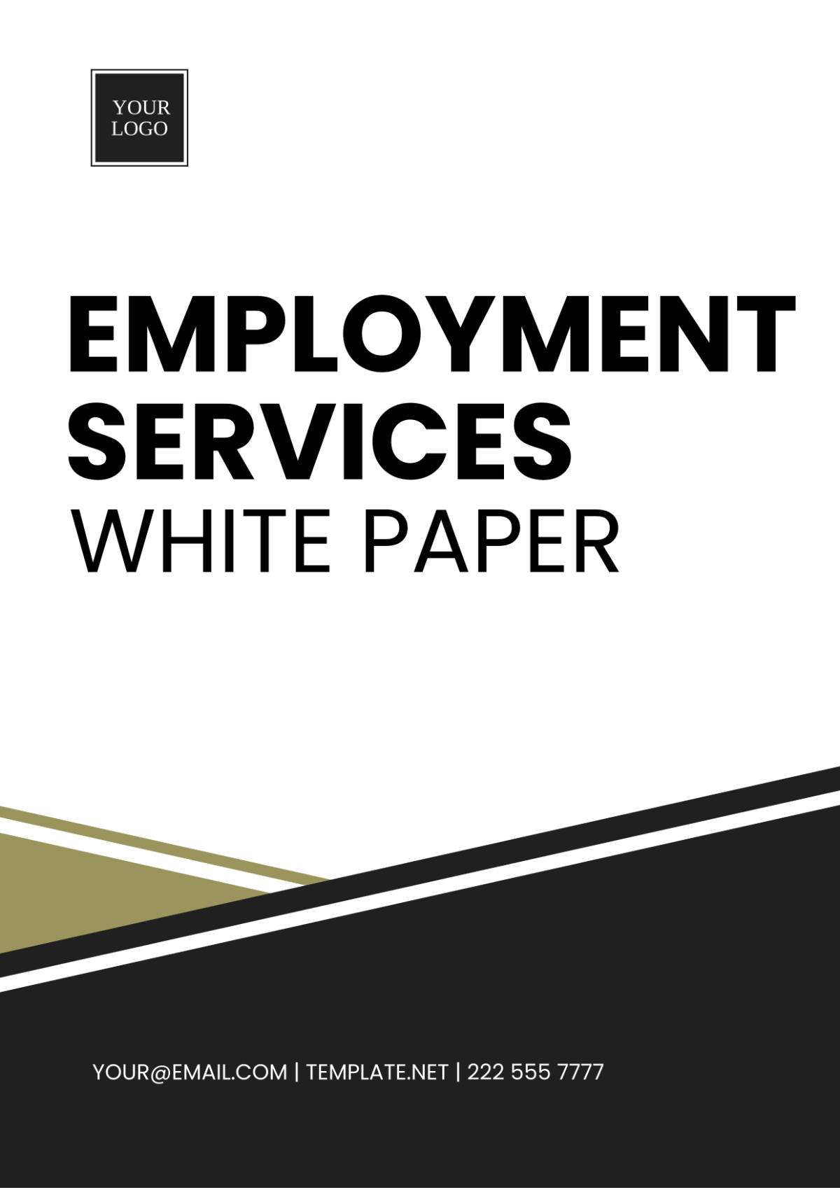 Employment Services White Paper Template