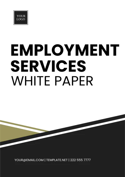 Free Employment Services White Paper Template to Edit Online