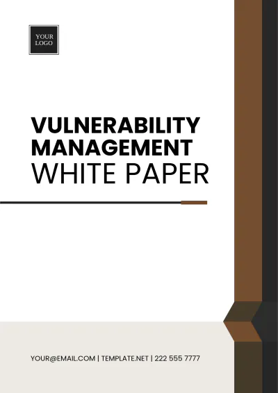 Free Vulnerability Management White Paper Template to Edit Online