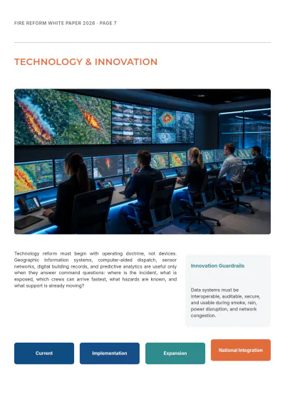 Free Fire Reform White Paper Template to Edit Online