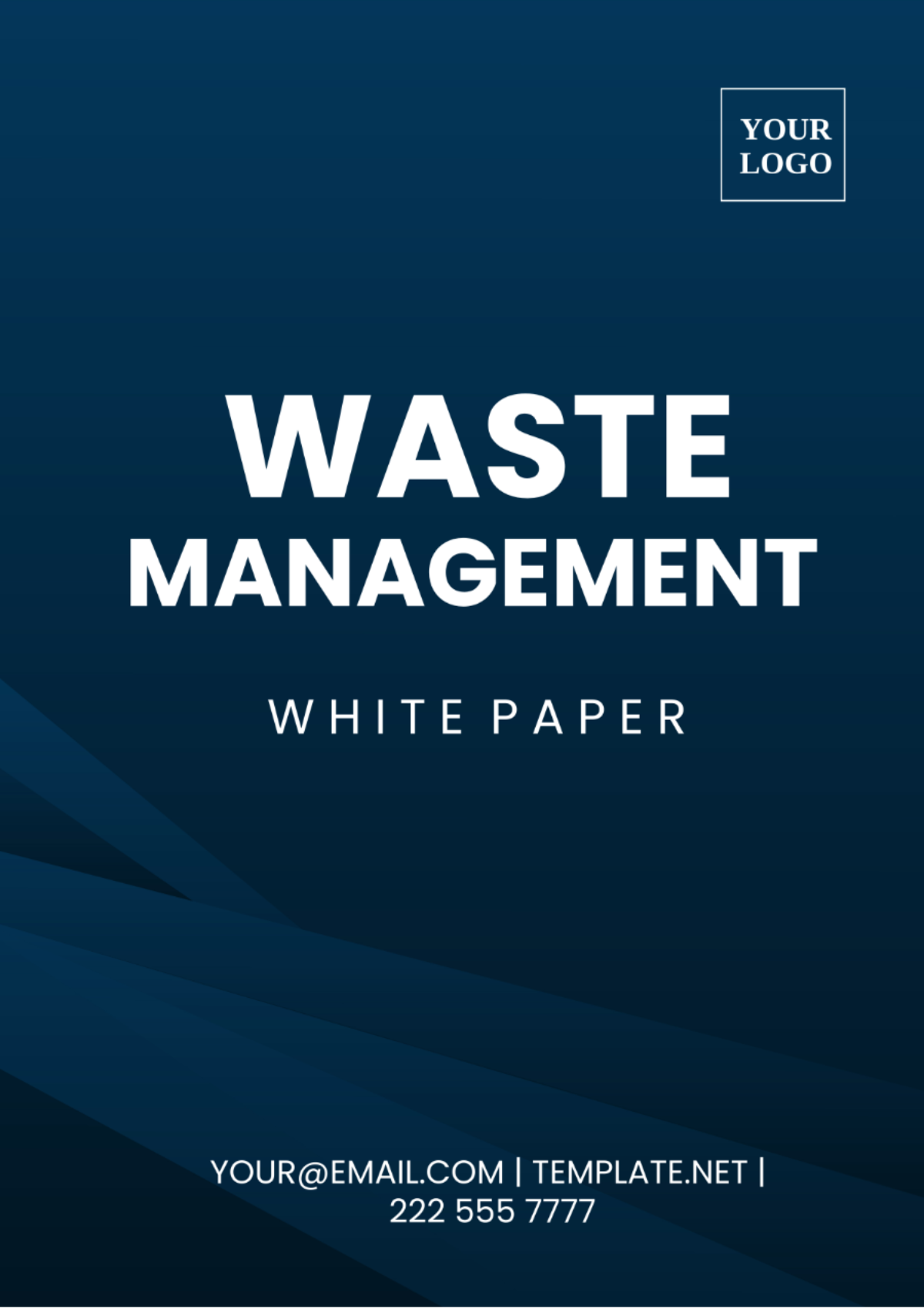 Waste Management White Paper Template