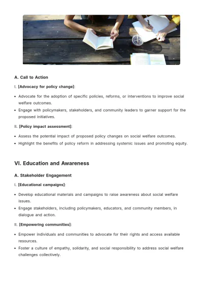 Free White Paper for Social Welfare Template to Edit Online