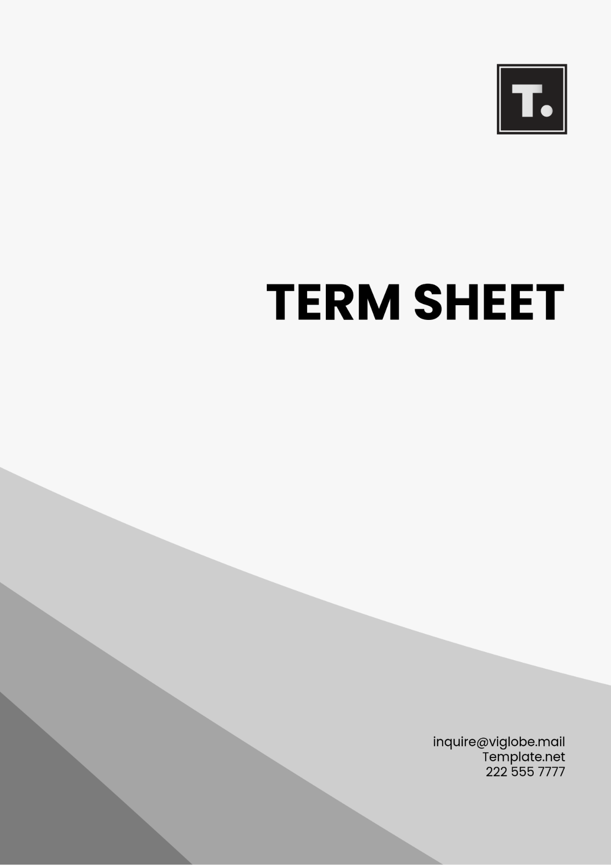 Term Sheet Template