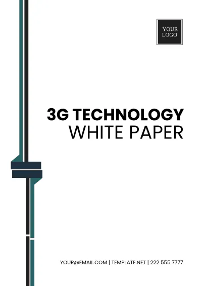 Free 3G Technology White Paper Template to Edit Online