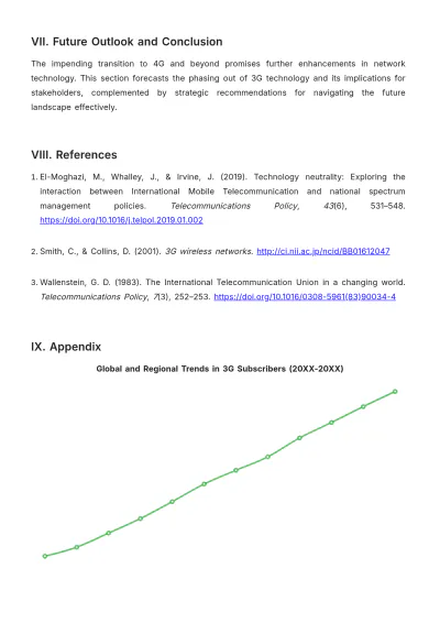 Free 3G Technology White Paper Template to Edit Online