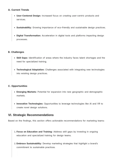 Free Design Survey White Paper Template to Edit Online