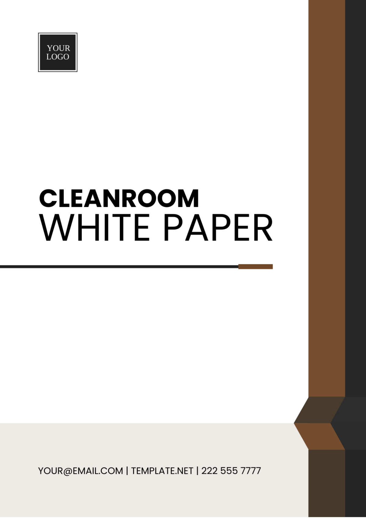 Free Cleanroom White Paper Template