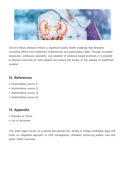 Free Disease Awareness White Paper Template to Edit Online