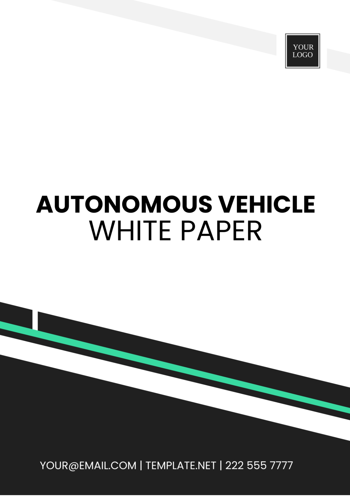 Free Autonomous Vehicle White Paper Template