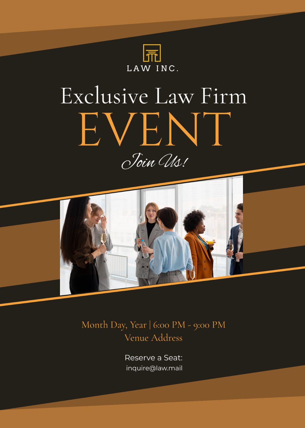 Law Firm Event Invitation Template