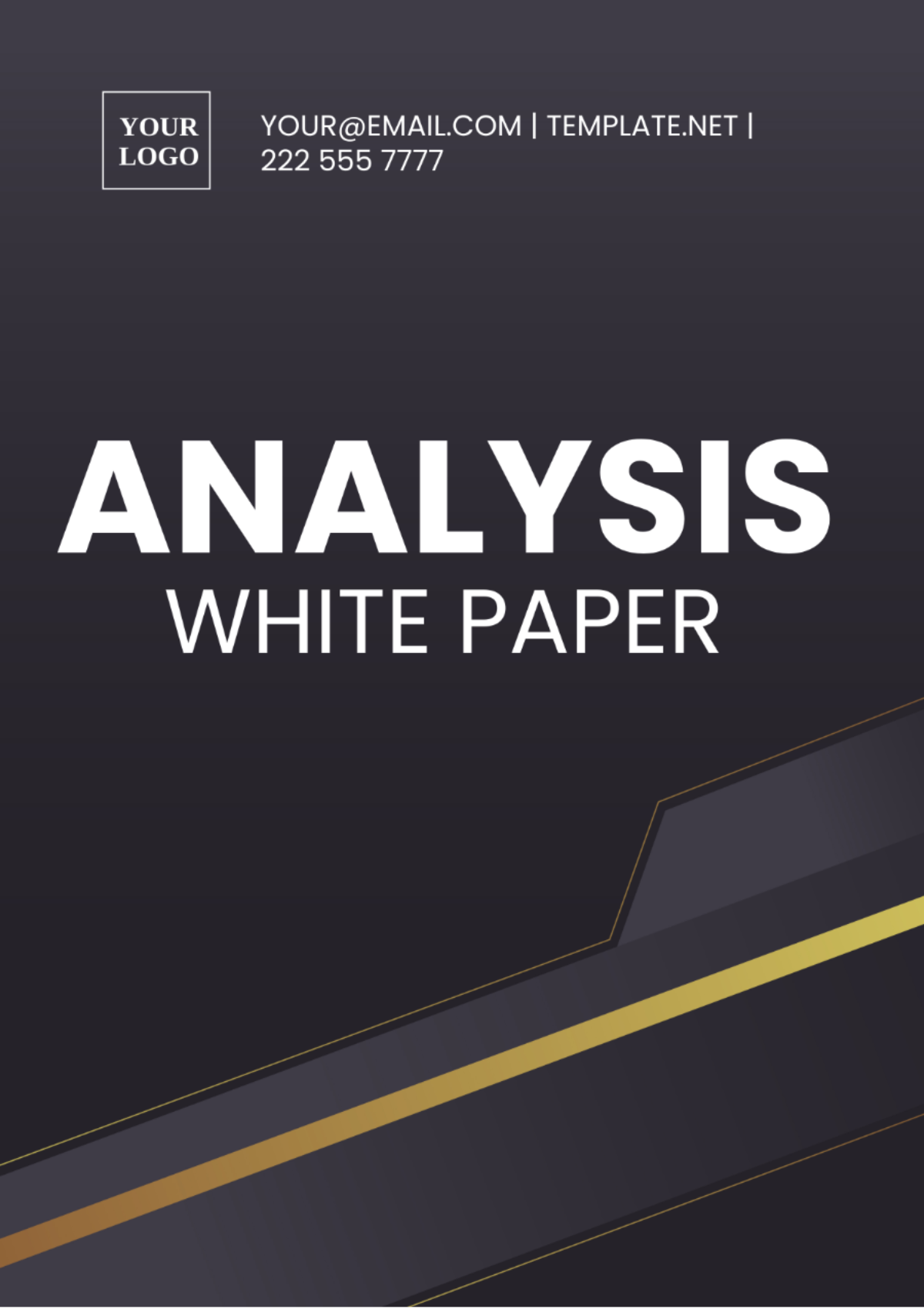 Analysis White Paper Template