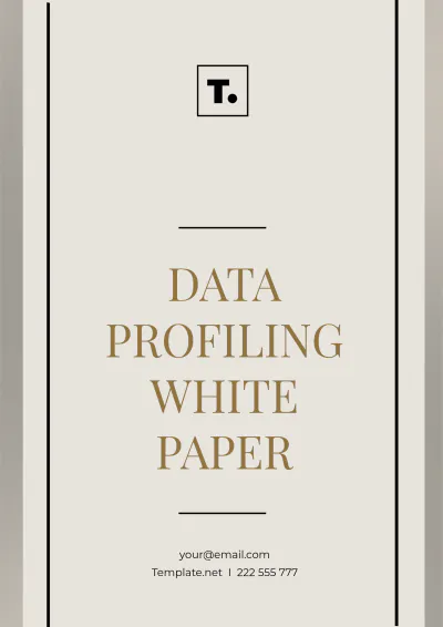 Free Data Profiling White Paper Template to Edit Online