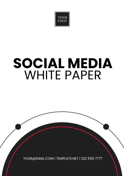 Free Social Media White Paper Template to Edit Online