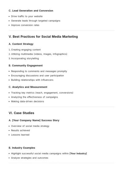 Free Social Media White Paper Template to Edit Online