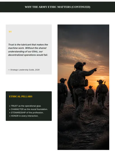 Free Army Ethic White Paper Template to Edit Online