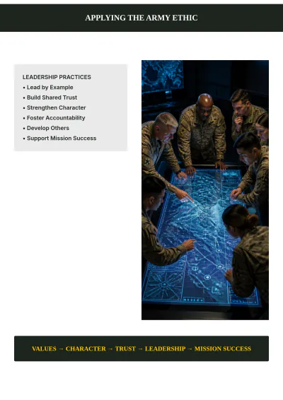 Free Army Ethic White Paper Template to Edit Online