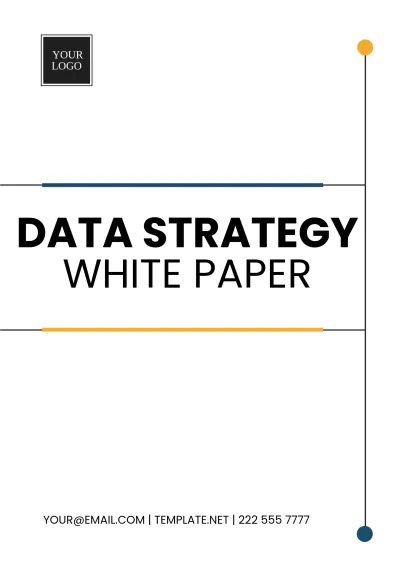 Free Data Strategy White Paper Template to Edit Online
