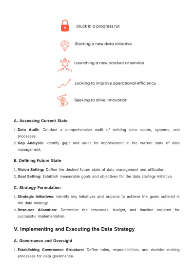 Free Data Strategy White Paper Template to Edit Online