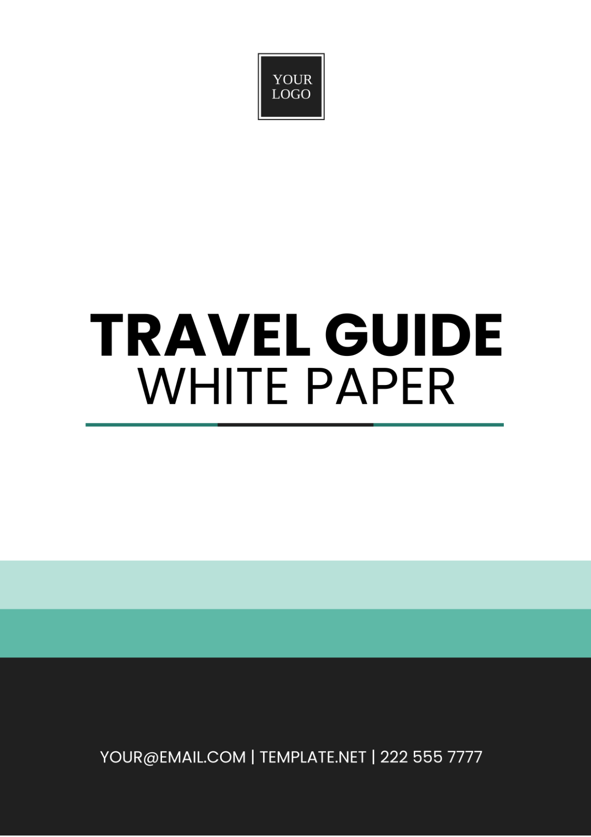 Travel Guide White Paper Template