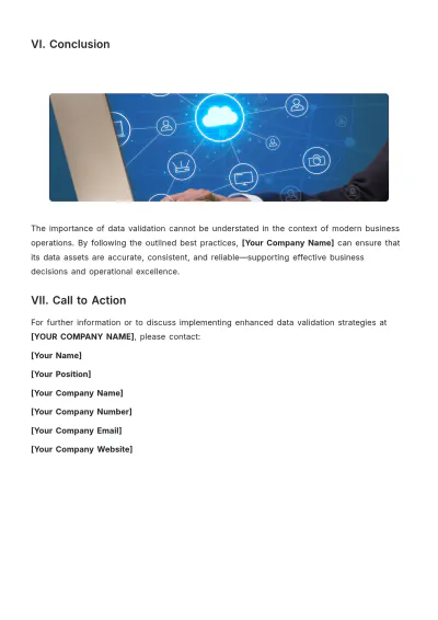 Free Data Validation White Paper Template to Edit Online