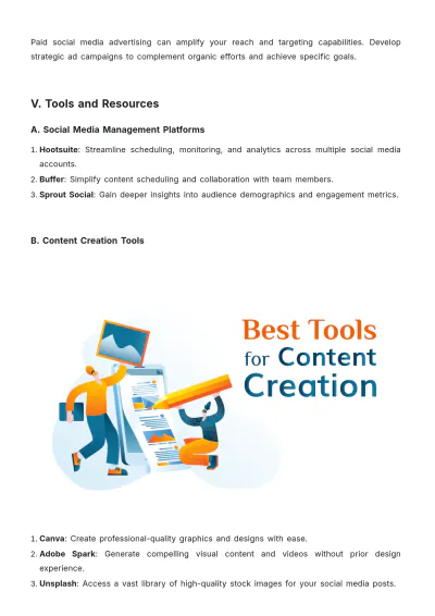 Free Social Media Management White Paper Template to Edit Online