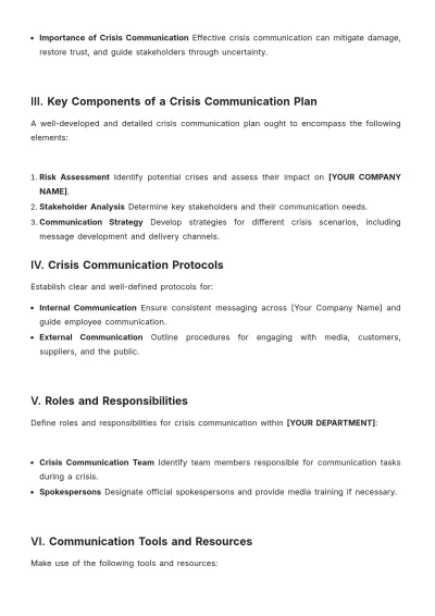 Free Emergency Management White Paper Template to Edit Online