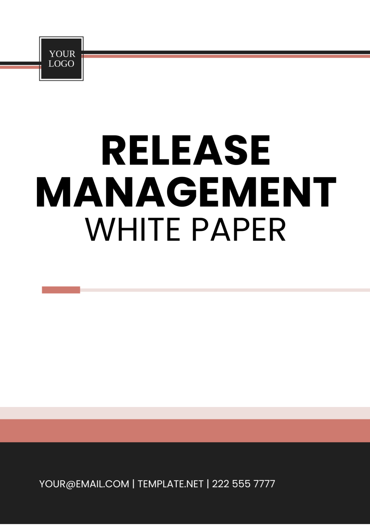 Free Release Management White Paper Template