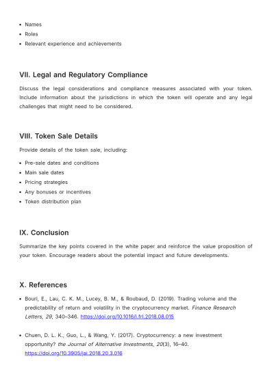 Free Token White Paper Template to Edit Online