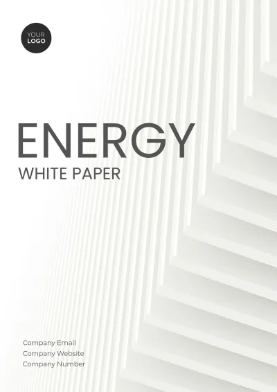 Free Energy White Paper Template to Edit Online