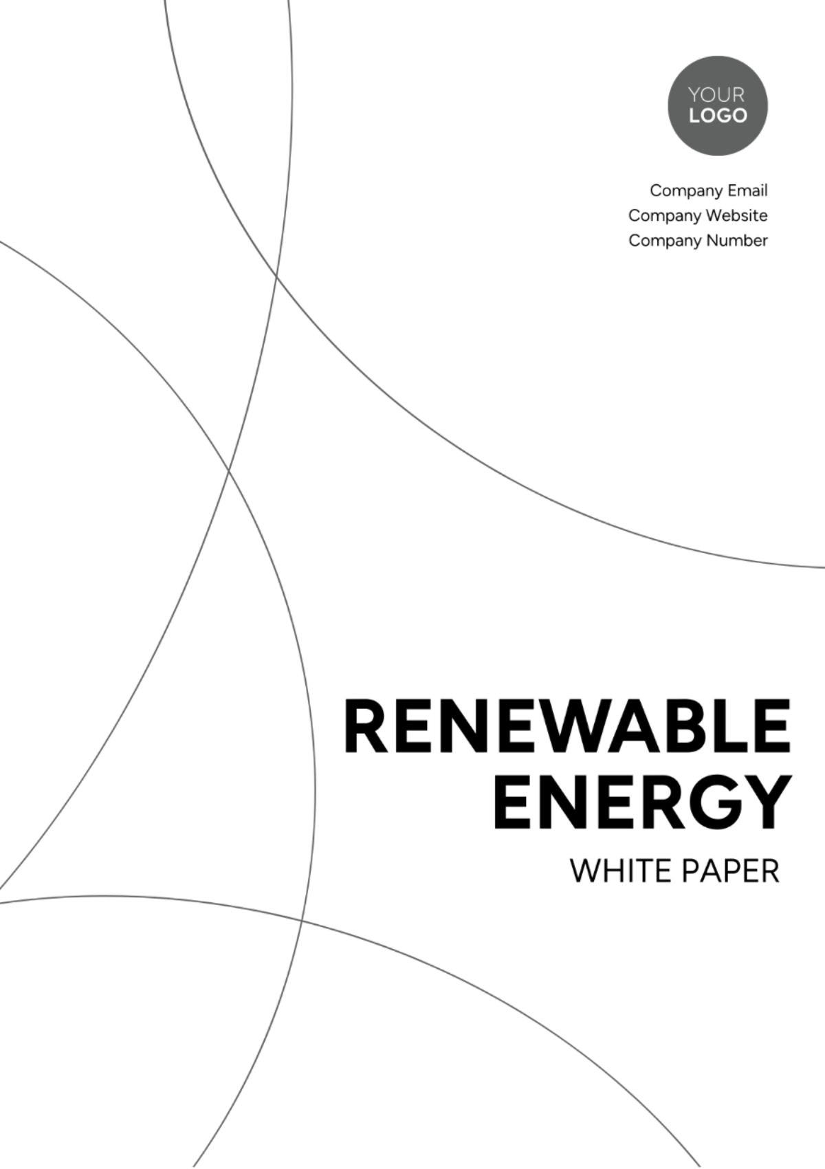 Free Renewable Energy White Paper Template