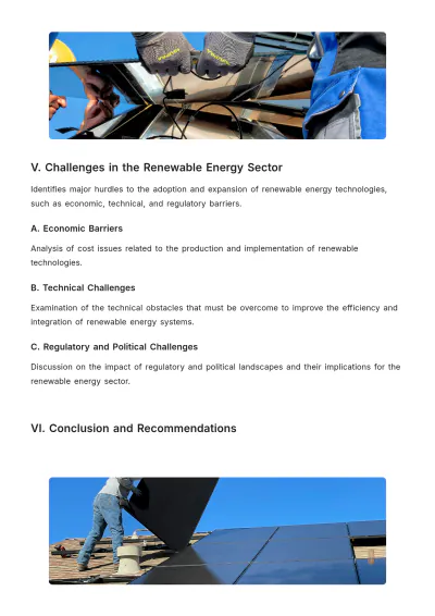 Free Renewable Energy White Paper Template to Edit Online