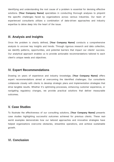 Free Consulting White Paper Template to Edit Online