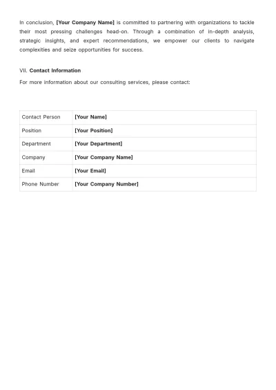 Free Consulting White Paper Template to Edit Online