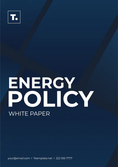 Free Energy Policy White Paper Template to Edit Online
