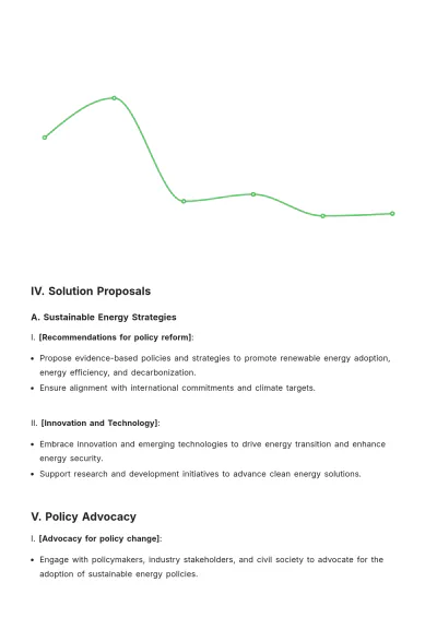Free Energy Policy White Paper Template to Edit Online