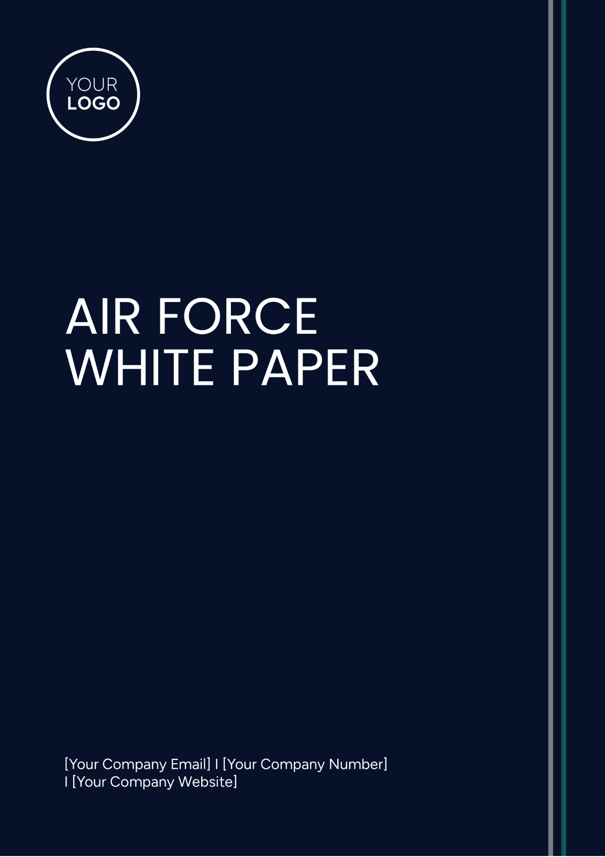 FREE White Paper Templates White Paper Word Document Template