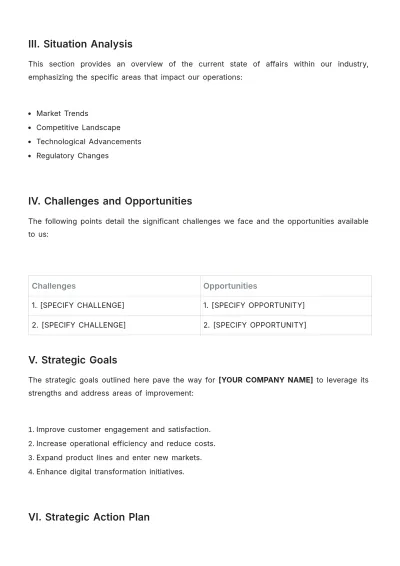 Free Strategy White Paper Template to Edit Online