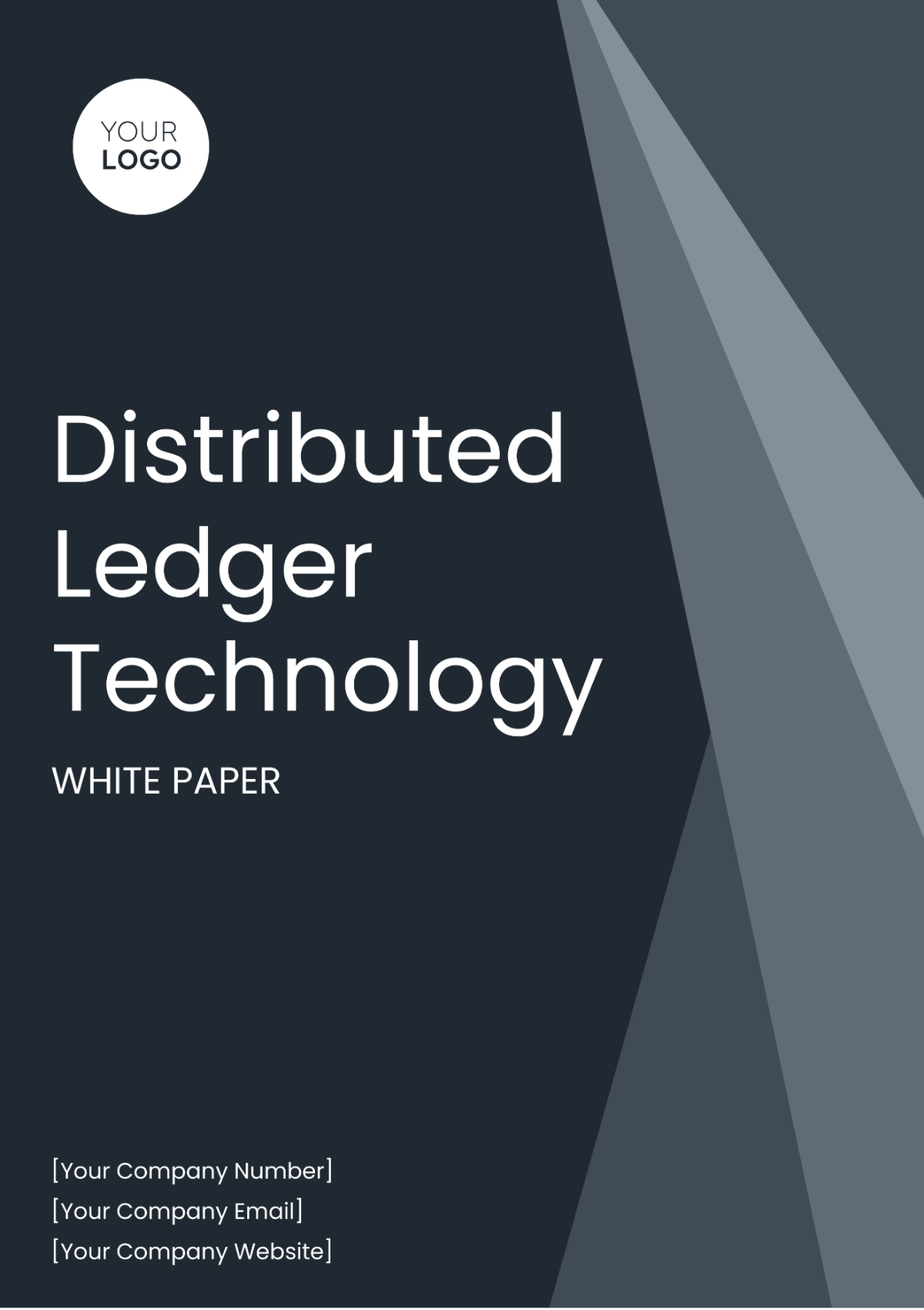 Free White Paper on Distributed Ledger Technology Template