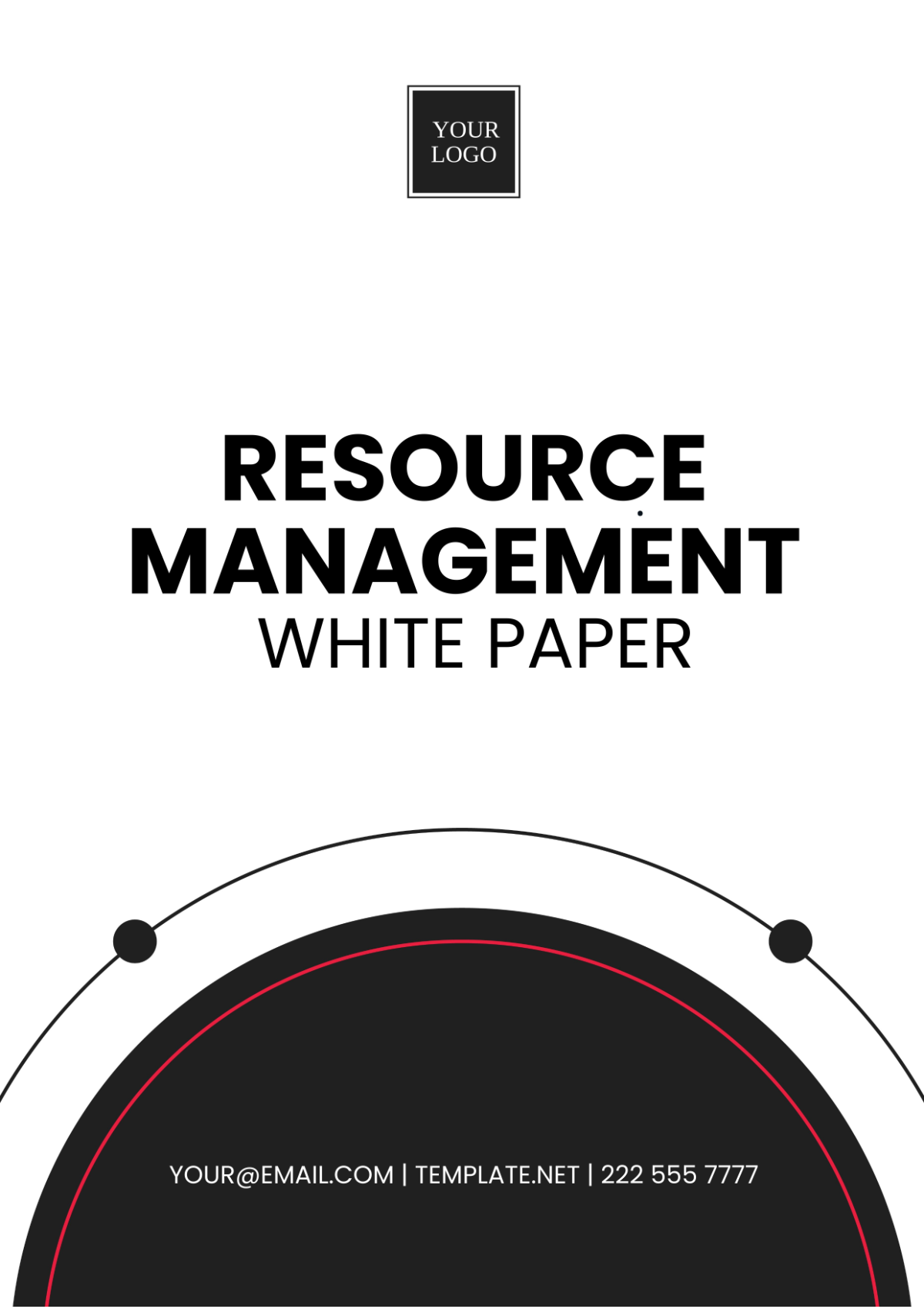 Free Resource Management White Paper Template