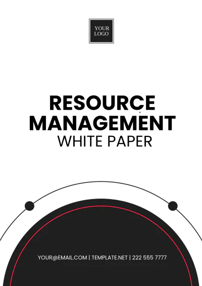 Free Resource Management White Paper Template to Edit Online
