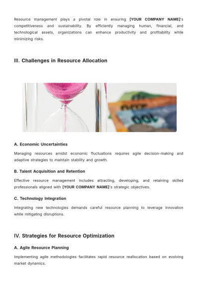 Free Resource Management White Paper Template to Edit Online