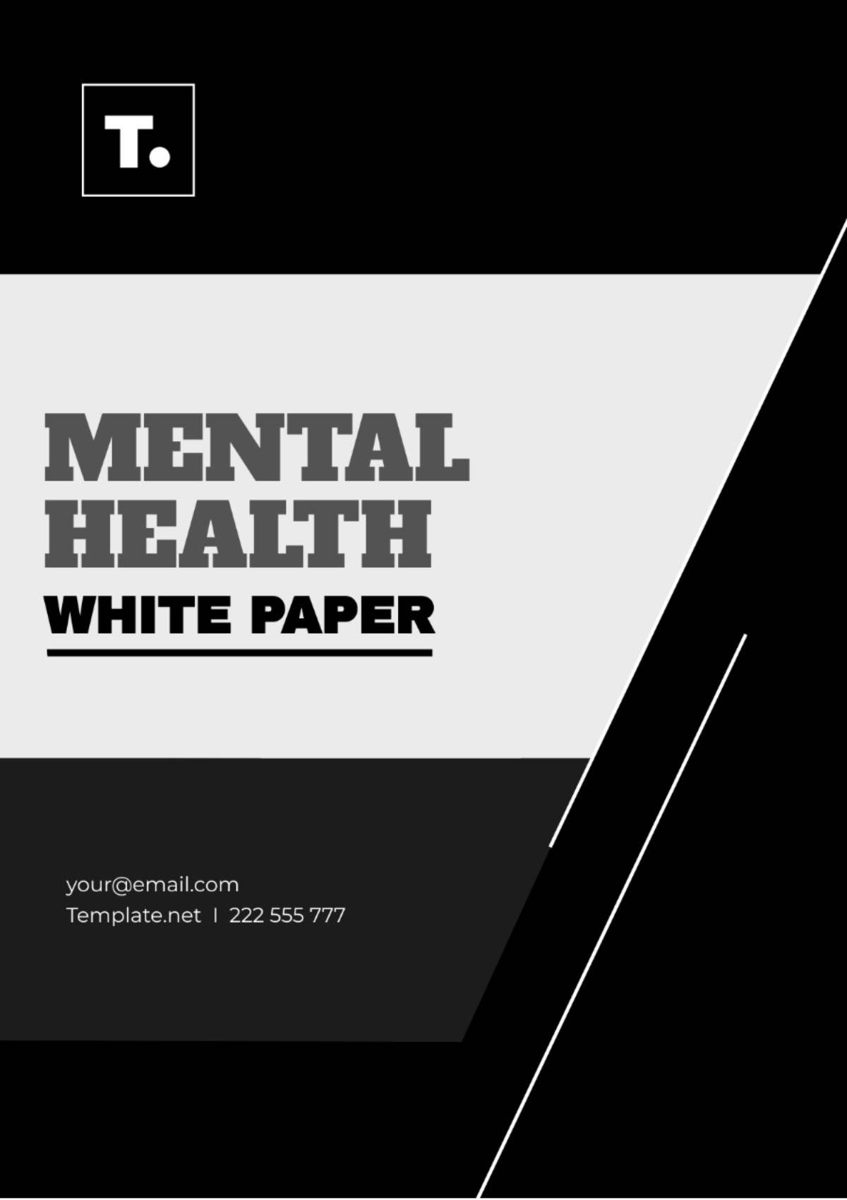 Free Mental Health White Paper Template