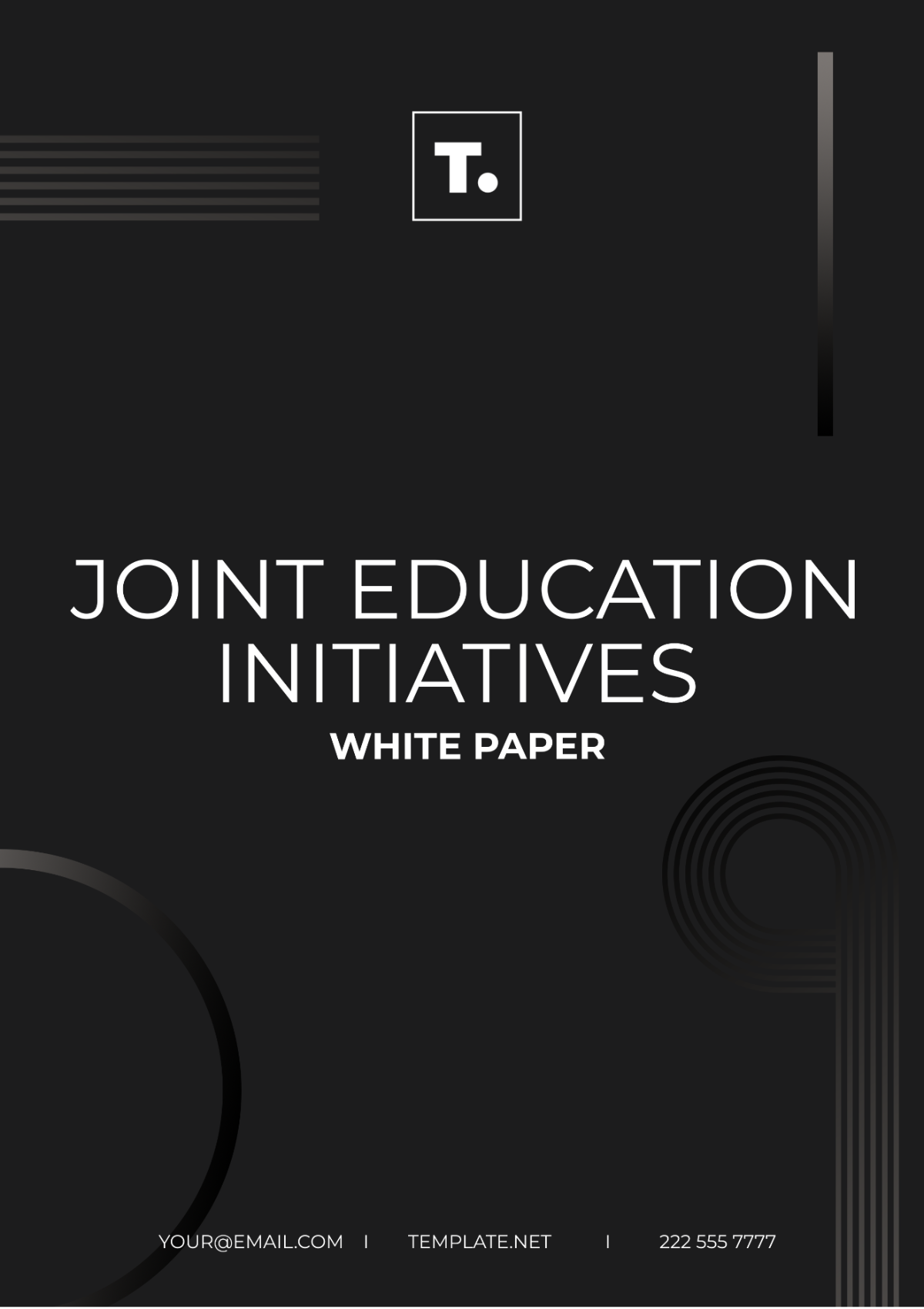 Free White Paper for Joint Education Template