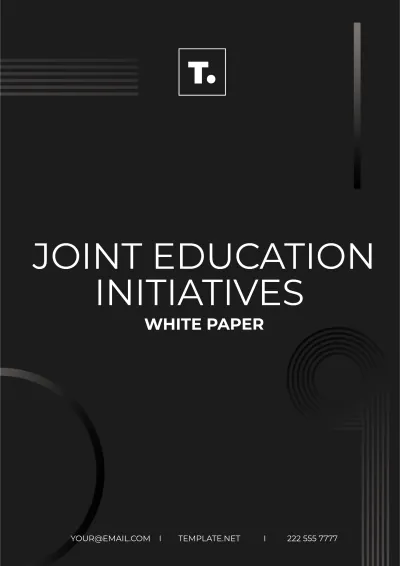 Free White Paper for Joint Education Template to Edit Online