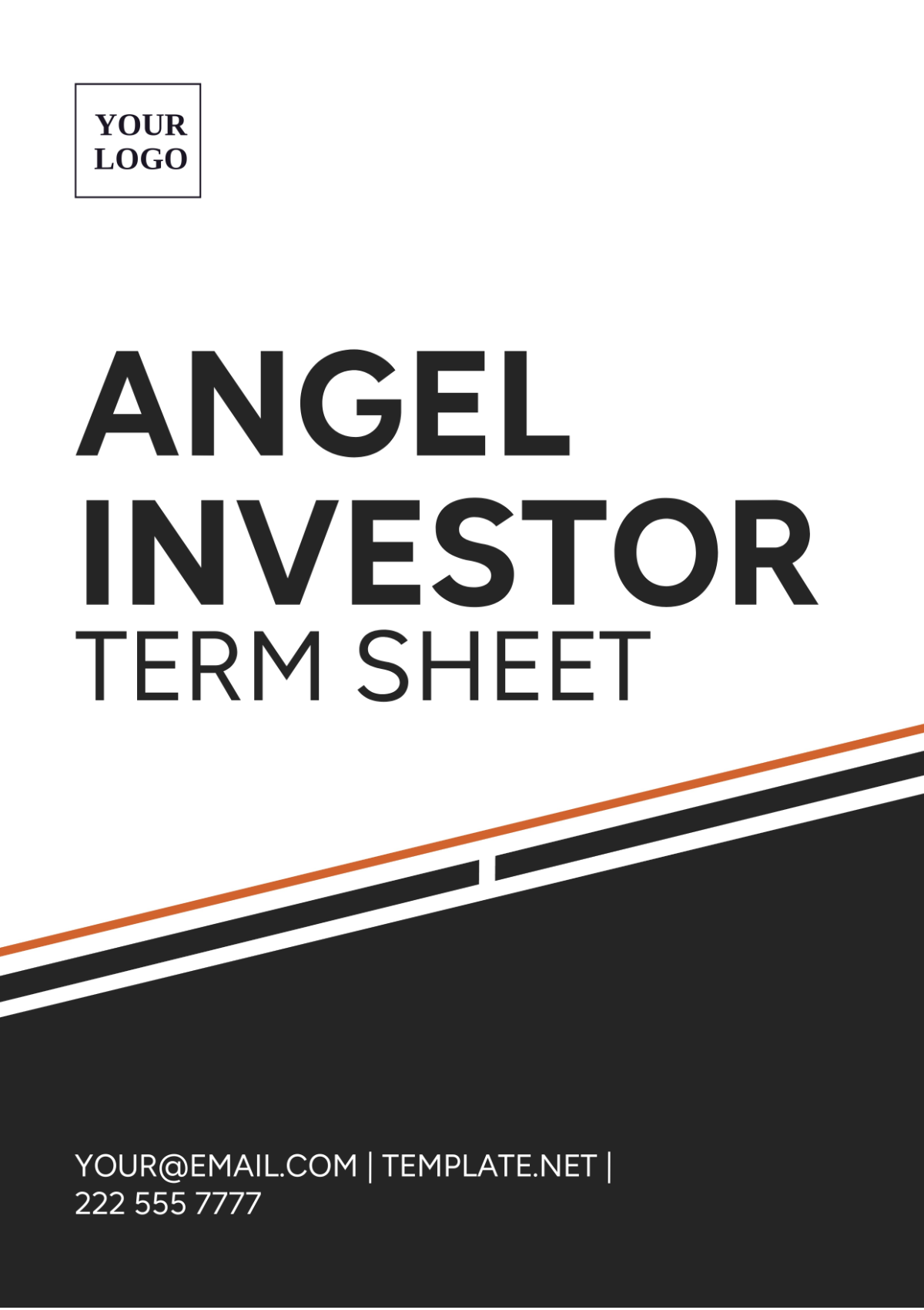 Angel Investor Term Sheet Template