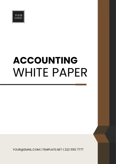 Free Accounting White Paper Template to Edit Online